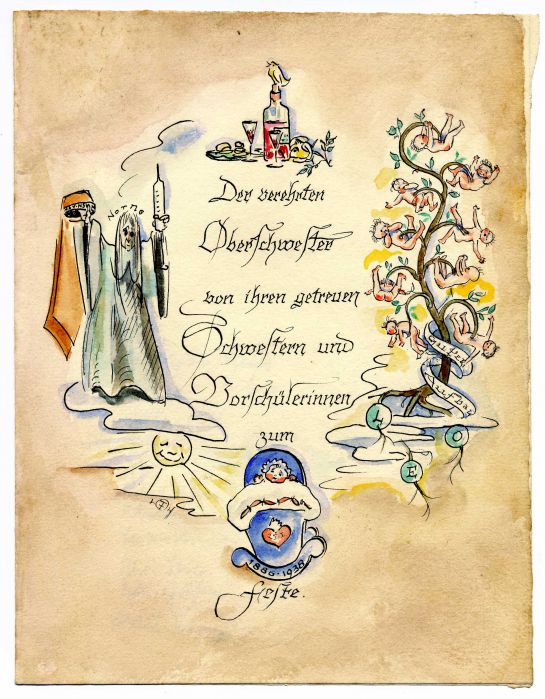 25.01.1938 – Geburtstagskarte Eleonore von Brüning